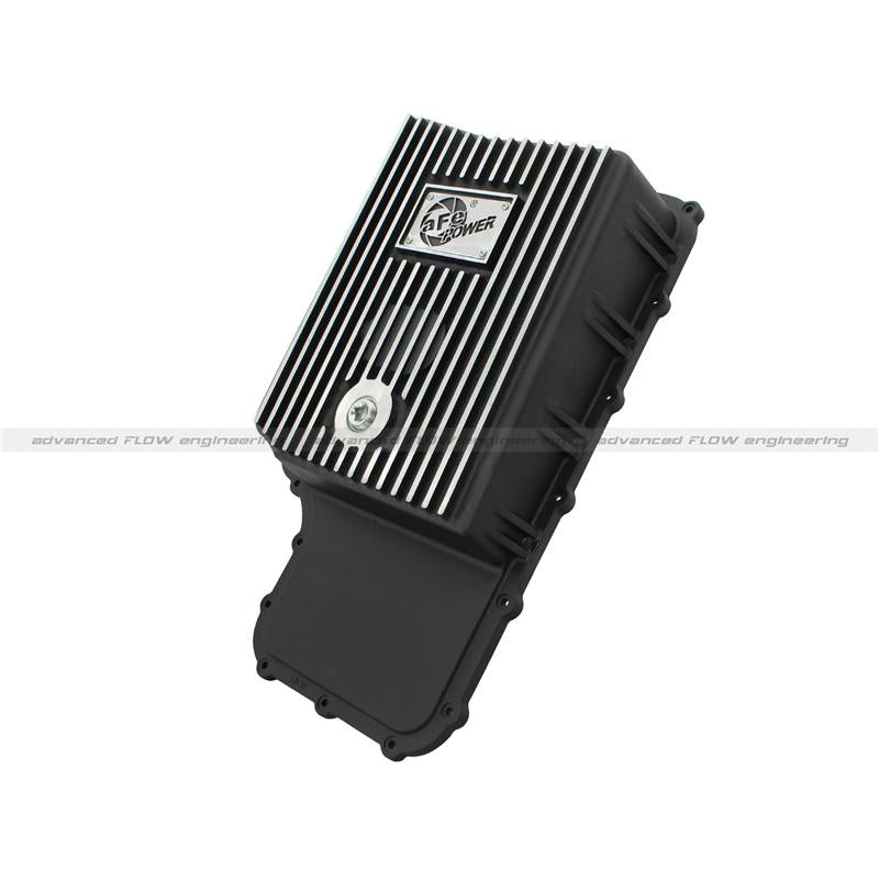 aFe Power Pro Series Transmission Pan Black w/ Machined Fins | Ford F-150 (09-14) (46-70172)