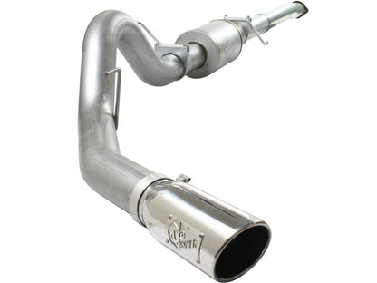 aFe 4in Aluminized Steel Cat-Back Exhaust | Ford F-150 V6 3.5L (11-13) (49-03041-P)