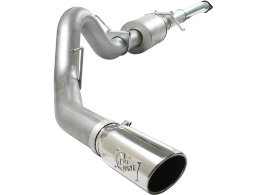 aFe 4in Aluminized Steel Cat-Back Exhaust | Ford F-150 V6 3.5L (11-13) (49-03041-P)