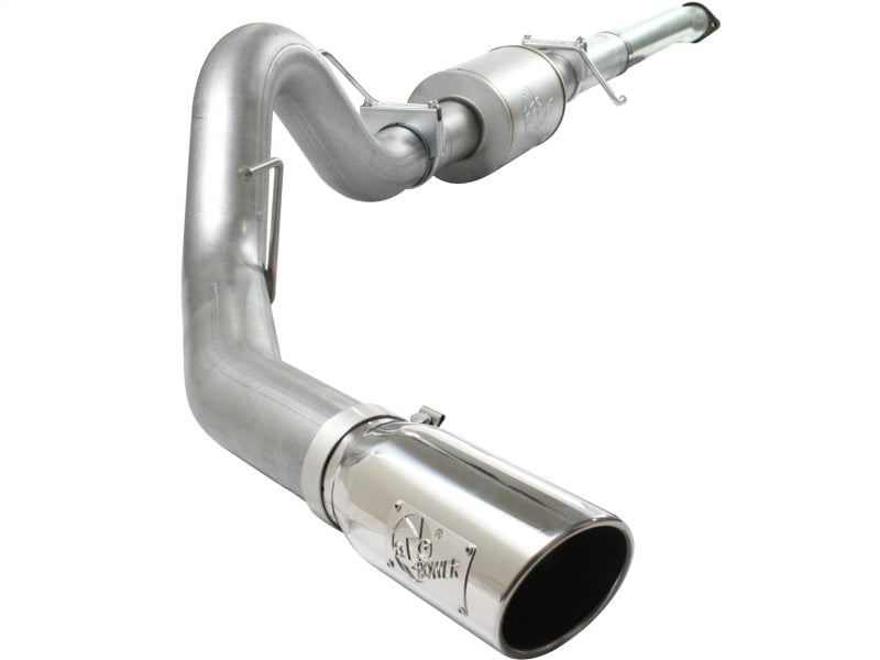 aFe 4in Aluminized Steel Cat-Back Exhaust | Ford F-150 V6 3.5L (11-13) (49-03041-P)
