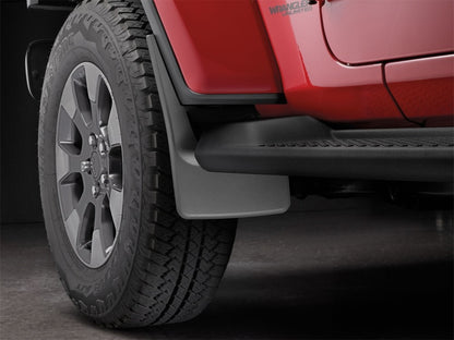WeatherTech Front MudFlaps (2PC, Black): Jeep Wrangler (18-25) & Gladiator (20-25)