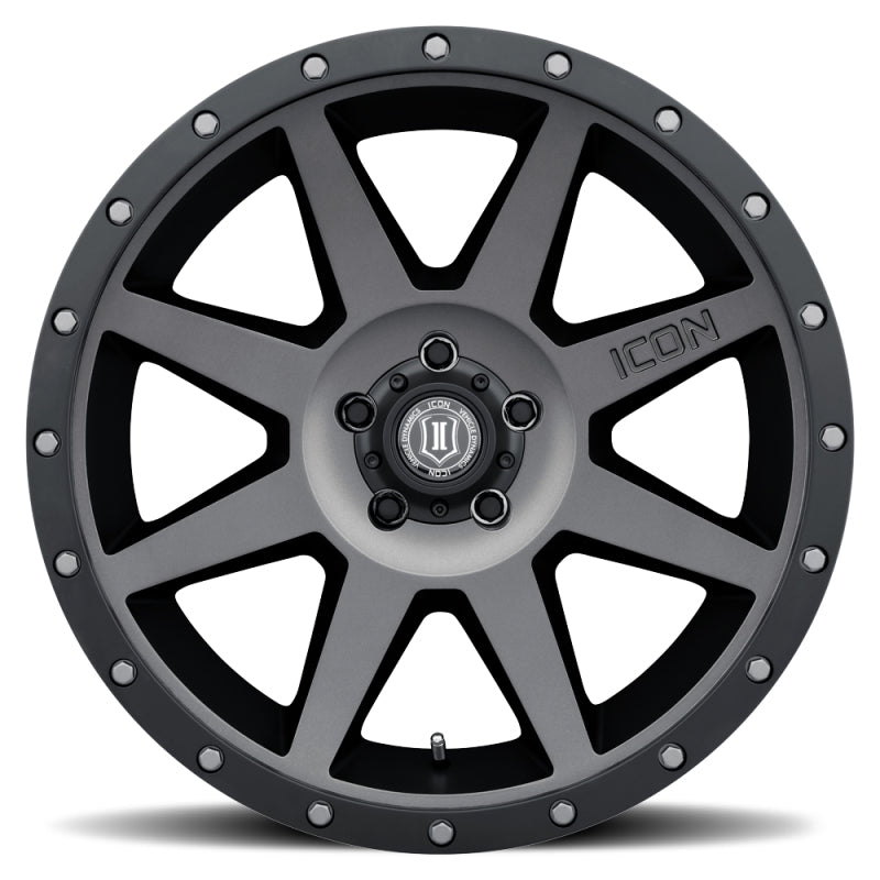 ICON 20x9 6x5.5 0mm Offset Titanium Wheel | Ford Bronco (21-26) (1820908350TT)