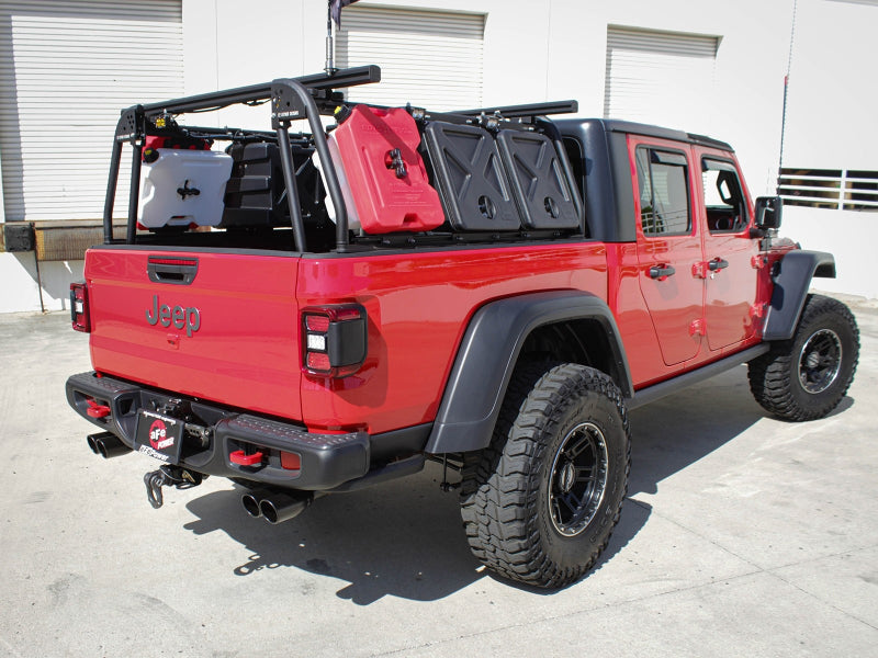 AFE Vulcan Cat-Back Exhaust System (w/Black Tips): Jeep Gladiator 3.6L V6 2020 - 2025