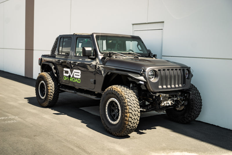 DV8 Offroad 18-23 Jeep Wrangler JL 4 Door Body/Pinch Weld Mounted Step | Jeep Wrangler JL (18-25) (SRJL-08)