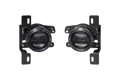 Diode Dynamics Elite Series Fog Lamps Yellow (FRONT): Jeep Wrangler JK 2007-2018 / JL Rubicon 2018-26 / Gladiator JT 2020-24 Steel Bumper