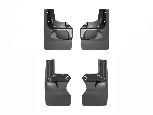 WeatherTech No-Drill Mudflaps (REAR): Fits Most Jeep Gladiator Models (2018-2026) - Black