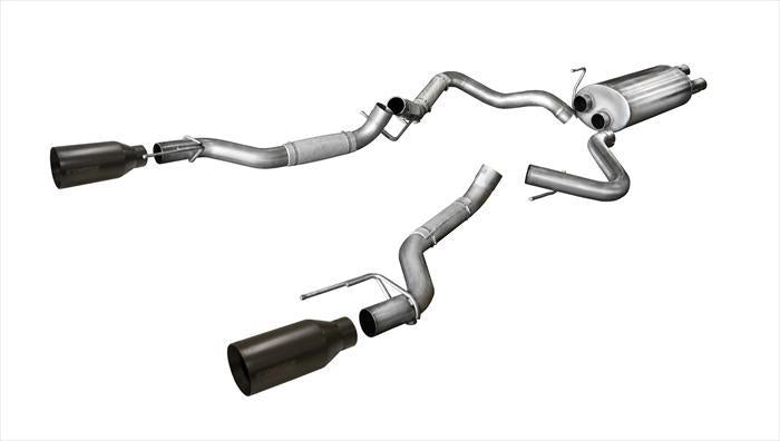 CORSA 3.5L Sport Cat-Back Dual Rear Exit | Ford F-150 Raptor (17-20) (14397BPC)