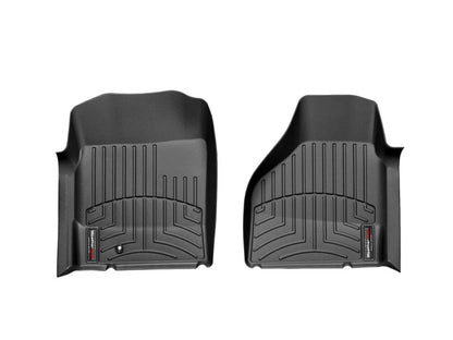 WeatherTech FloorLiner Front Floor Mats (Black): Dodge Ram 2002 - 2009 4WD (1500, 2500, 3500)