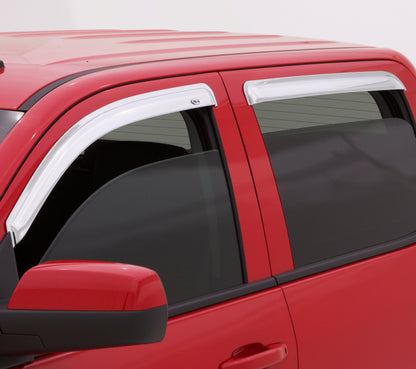AVS Chrome Ventvisor Outside Mount Window Deflectors | Toyota Tundra (07-18 / 19-21) (684309)