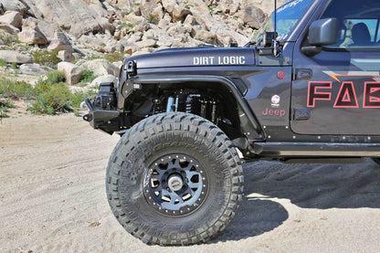 Fabtech Steel Tube Front Fenders: Jeep Gladiator (20-24) / Wrangler (18-24)