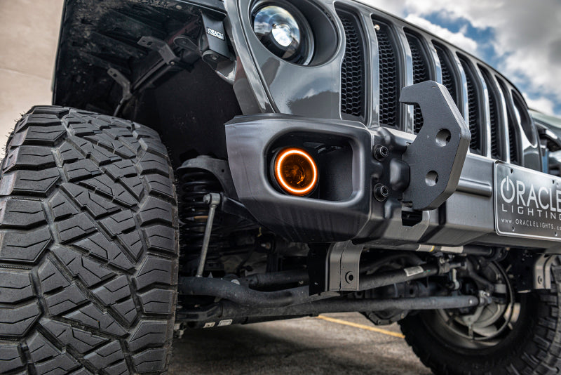 ORACLE Lighting Hi-Perf LED Fog Lights (FRONT): Jeep Wrangler / Gladiator (07-26) - Black