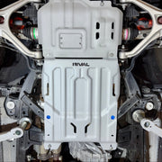 Rival 24-26 Ford Ranger / Ranger Raptor Aluminum Transmission And Cat Converter Skid Plate