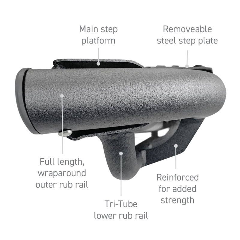 Go Rhino Dominator Xtreme DT Side Steps | Ford Ranger (19-26) 80in. Boards Only / Brackets Req. (DT60080T)