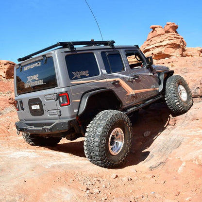 Westin Textured Black Rear Bumper: Jeep Wrangler JL (18-24) / Wrangler JK (2018)