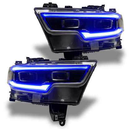 Oracle Lighting Projector LED Headlight DRL Kit: Ram 1500 2019-2024 w/ BC1 Controller