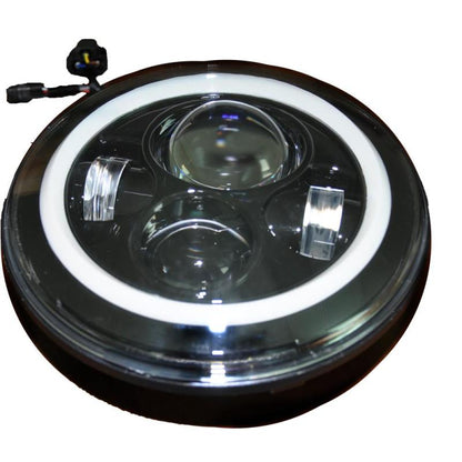 DV8 Offroad LED Projector Headlights: Jeep Wrangler JK 2007-2018