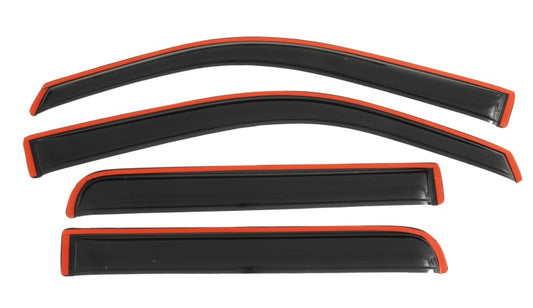 AVS Smoke In-Channel Window Deflectors | Ford F-150 (09-12 / 13-14 / 10-14 Raptor) (194155)
