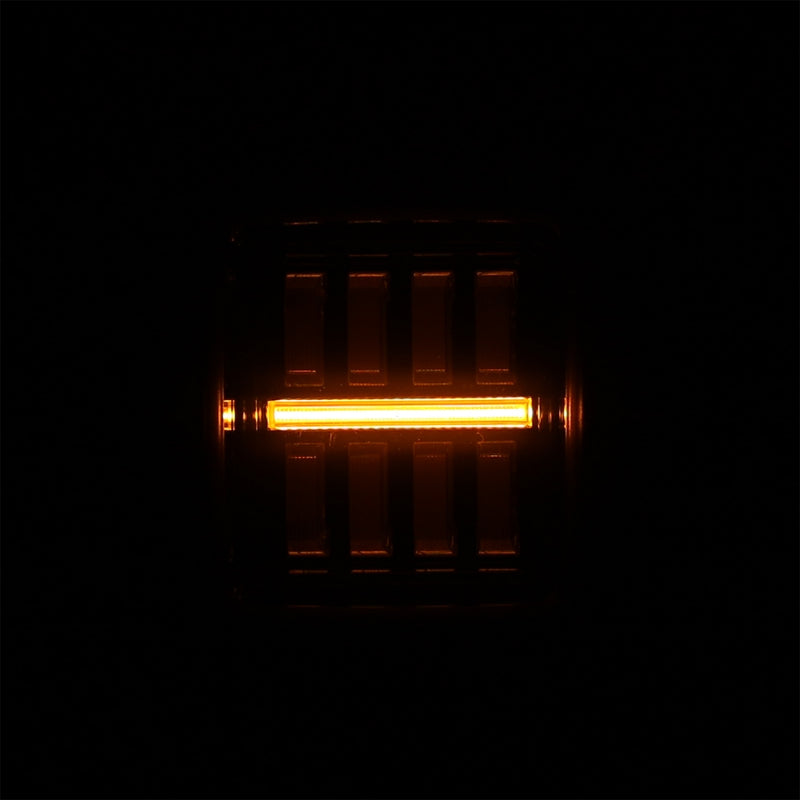 AlphaRex NOVA Prismatic LED Tail Lights (Alpha-Black): Jeep Wrangler 2018 - 2025