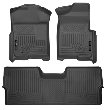 Husky WeatherBeater Combo Floor Liners | Ford F-150 (09-12 / 13-14 / 10-14 Raptor) (98331)