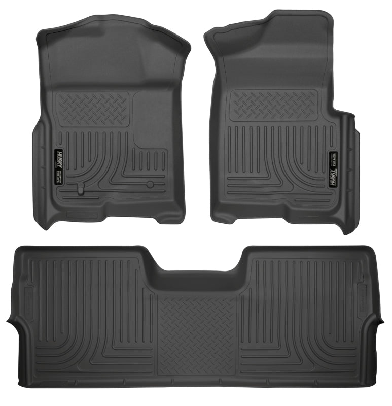 Husky WeatherBeater Combo Floor Liners | Ford F-150 (09-12 / 13-14 / 10-14 Raptor) (98331)