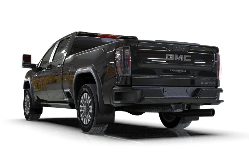 Rally Armor Mud Flap | GMC Sierra 2500HD / 3500HD (20-26) (MF131-BLK-WH)