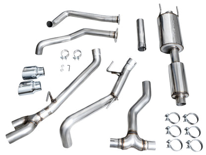 AWE 0FG Dual Exhaust System with Chrome Silver Tips | Toyota Tundra (22-26) (3015-32063)