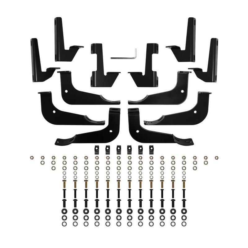 Westin Black PRO TRAXX 4 Oval Nerf Step Bars: Jeep Gladiator 2020-2024