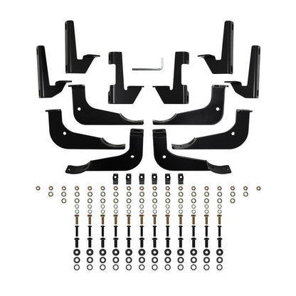 Westin Black PRO TRAXX 4 Oval Nerf Step Bars: Jeep Gladiator 2020-2024