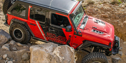 DV8 Offroad 18+ Jeep JL Rubicon Replica Hood: Jeep Gladiator (20-21) / Wrangler (18-21)