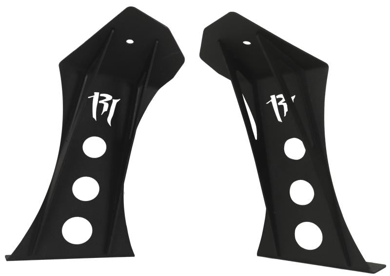 Rigid Industries A-Pillar Light Mounts SS (FRONT): Jeep Wrangler JK 2007-2018