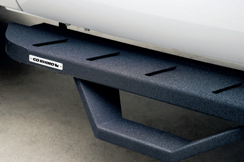 Go Rhino RB10 HD Complete Running Board Kit w/ Brackets & Drop Steps: Jeep Gladiator (18-26)