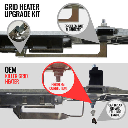 BD Diesel 6.7L Cummins Killer Grid Heater Upgrade Kit | Ram 2500/3500 (11-24, 2011-2025) (1041520)