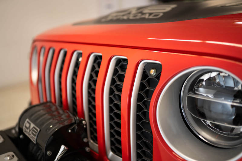 DV8 Offroad Amber Marker Lights: Jeep Wrangler (18-21) / Wrangler JK (18)