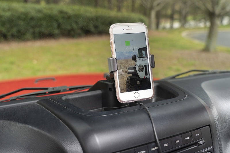 Rugged Ridge Dash Multi-Mount Charging Phone Kit | Jeep Wrangler JK (07-18) / Wrangler JL (18-25) (13551.34)