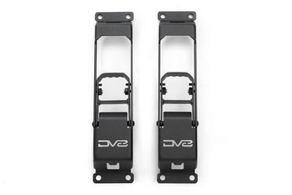 DV8 Offroad Powder Coated Hinge Mounted Step: Jeep Wrangler / Gladiator (2018-2026)