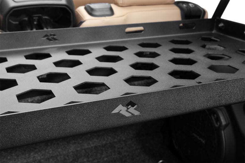 Rugged Ridge Interior Storage Rack for Jeep Wrangler Unlimited 4-Door (2007-2024) - Black Steel