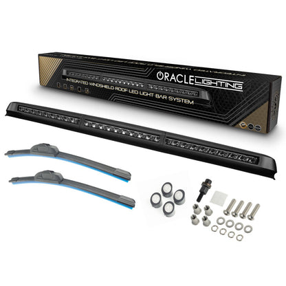 ORACLE Lighting Integrated Windshield LED Light Bar System: Jeep Wrangler / Gladiator (18-24)