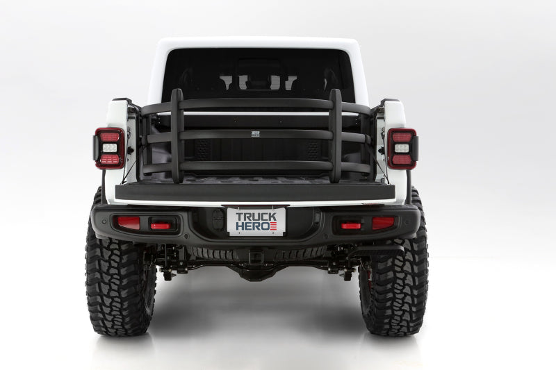 AMP Research Bedxtender HD Sport Black: Jeep Gladiator 2020-2024