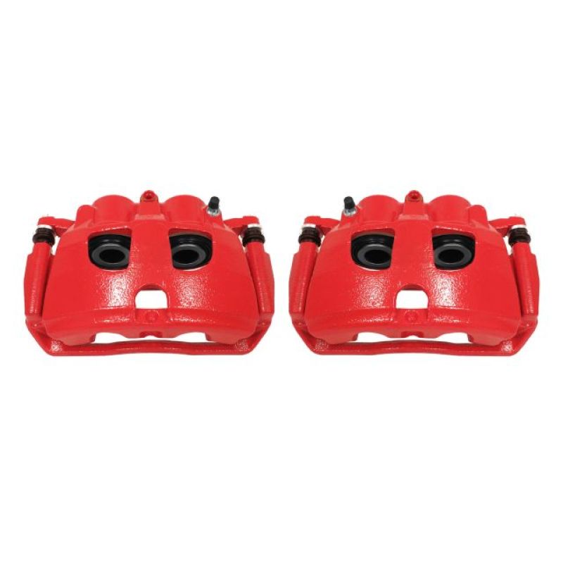 PowerStop Red Calipers (REAR): Dodge Ram 2500 (09-10) / Ram 1500 (12) / Ram 2500 (11-18) / Ram 3500 (09-10 / 11-18) w/ Brackets