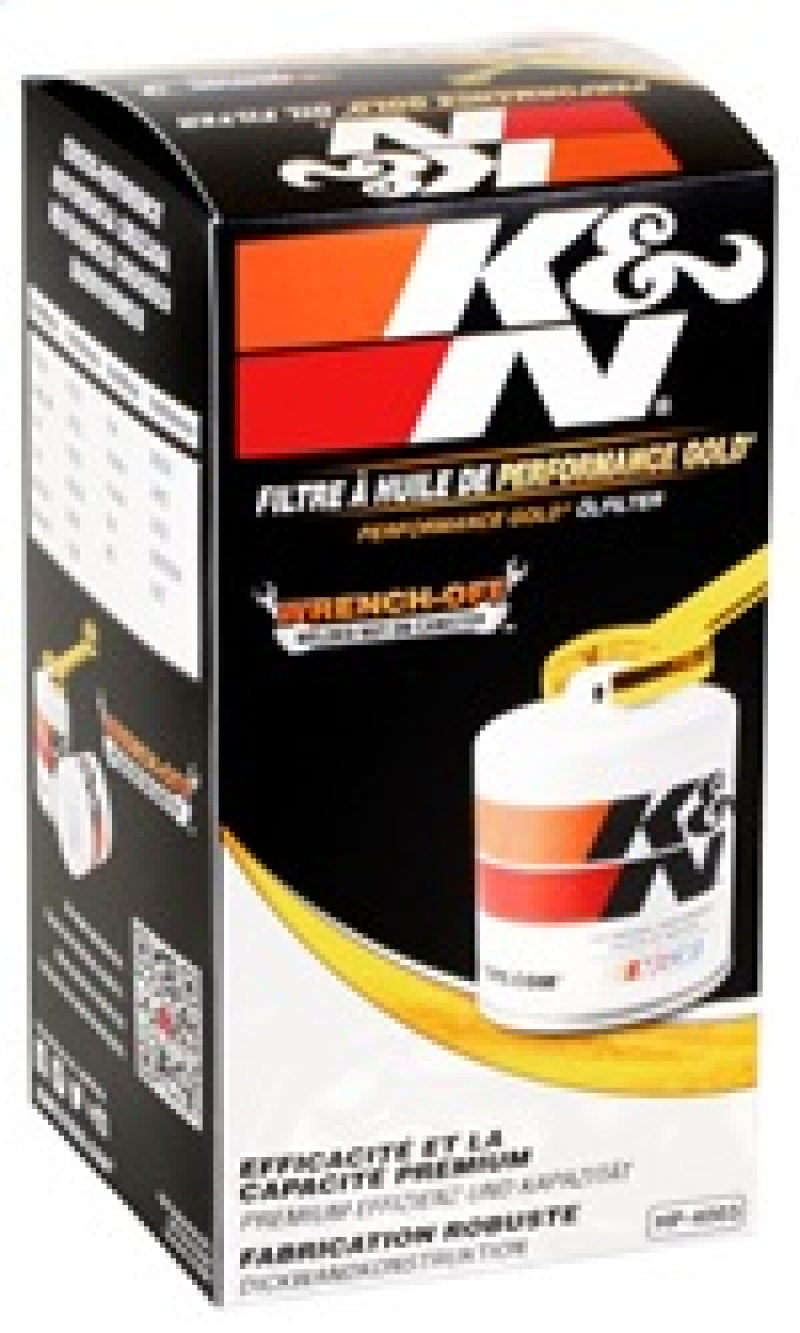 K&N Engineering Perf Gold Oil Filter: Fits Dodge Ram 2500 / 3500 (94-24)