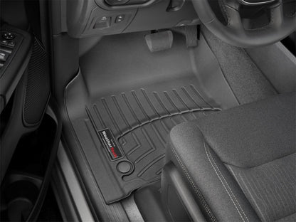 WeatherTech FloorLiner Front Floor Mats (Black): Ram 1500 2019 - 2024 (w/ Bucket Seat 1st Row)