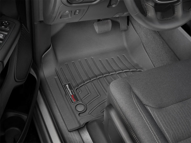 WeatherTech FloorLiner Front Floor Mats (Black): Ram 1500 2019 - 2024 (w/ Bucket Seat 1st Row)