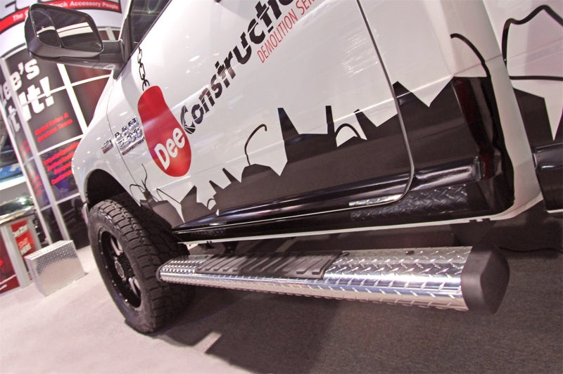 Dee Zee Universal 6In Oval Brite Tread Aluminum Side Step | Ford Ranger (2019-2026) (DZ16411)