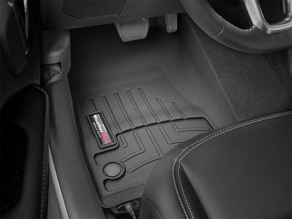 WeatherTech FloorLiner Front Floor Mats (Black): Jeep Wrangler (18-25) & Gladiator (20-25)