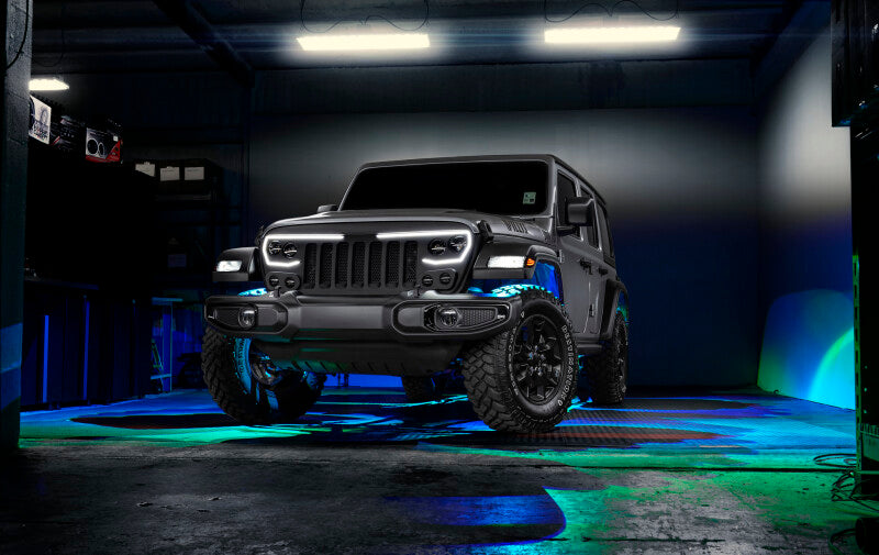 Oracle Lighting Vector Series Full LED Grille: Jeep Wrangler (18-23) / Gladiator (20-23)