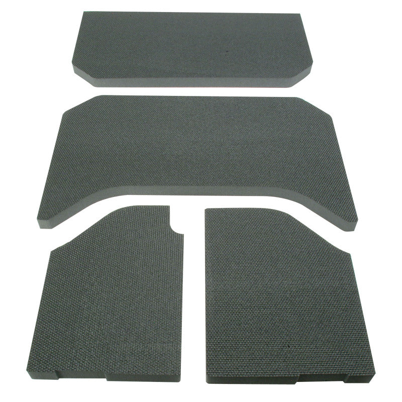 DEI Sound Deadening Boom Mat Headliner 4-Piece (BLACK): Fits Most Jeep Wrangler Models (2007-2018)