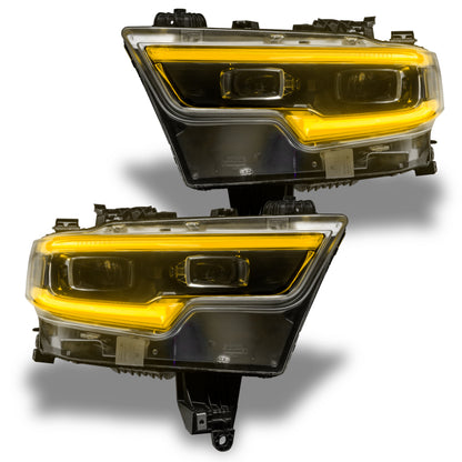 Oracle Lighting Projector LED Headlight DRL Kit: Ram 1500 2019-2024 w/ BC1 Controller