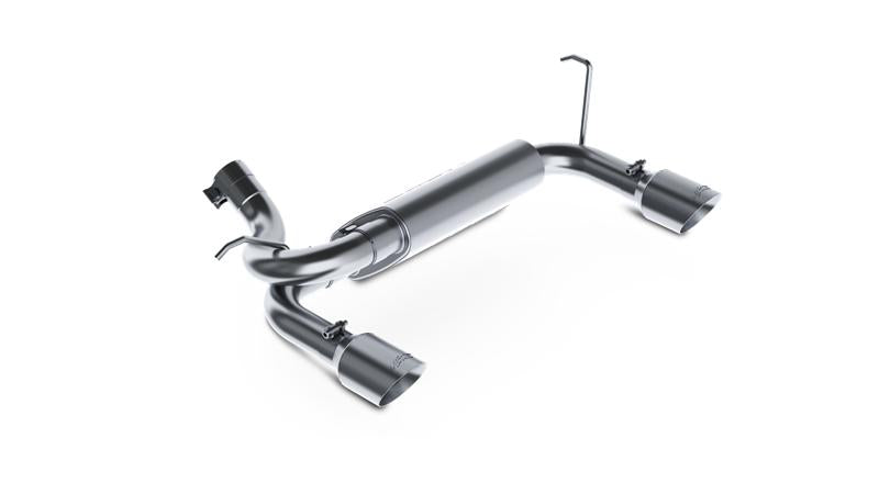 MBRP XP Series Axle-Back Exhaust Dual Rear Exit 4" SS Tips (REAR): Jeep Wrangler JK 07-18 3.8/3.6L