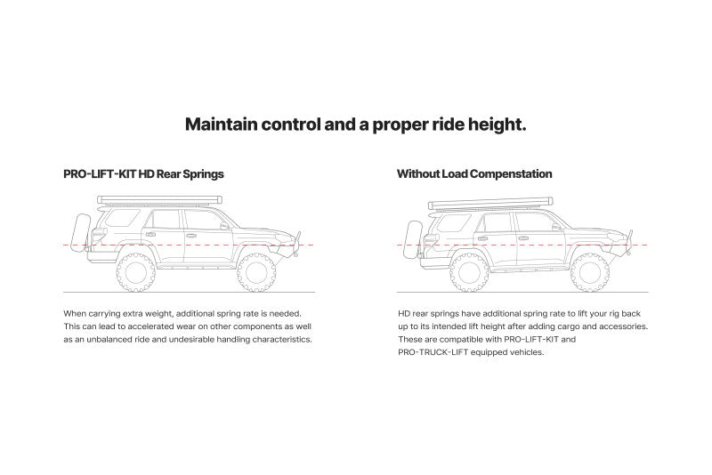 Eibach PRO-LIFT Rear Suspension Lift Kit | Toyota 4Runner (03-09) (E30-82-073-02-02)