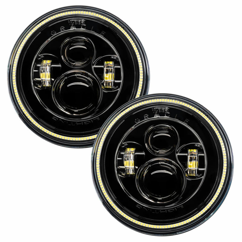 Oracle Lighting High Powered LED Headlights: Jeep Wrangler (07-17) / Wrangler JK (18)
